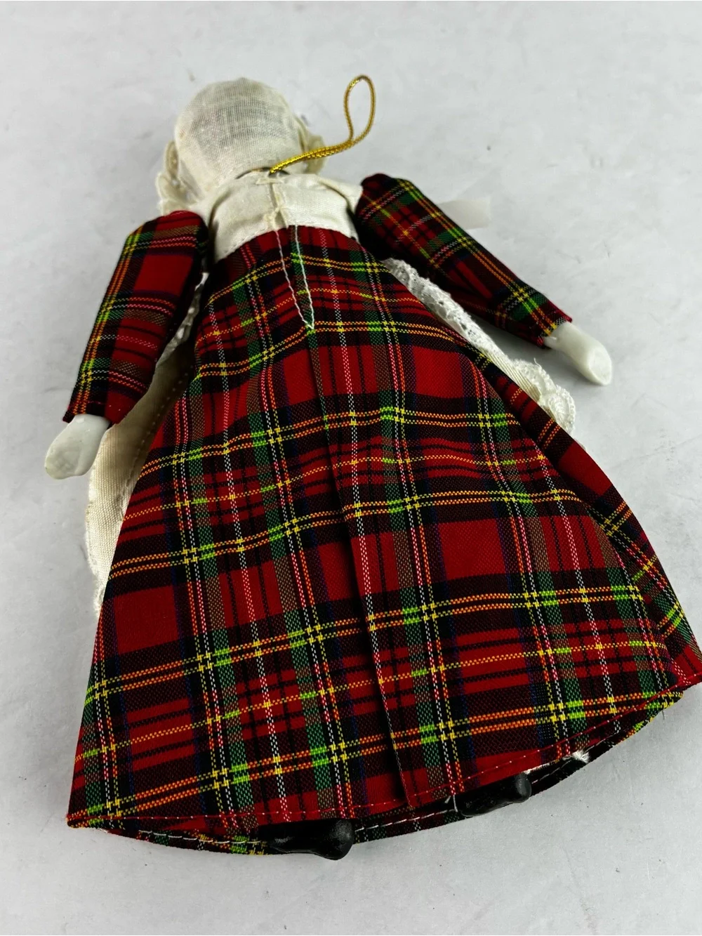 Silvestri Ceramic Doll Vintage Christmas Ornament